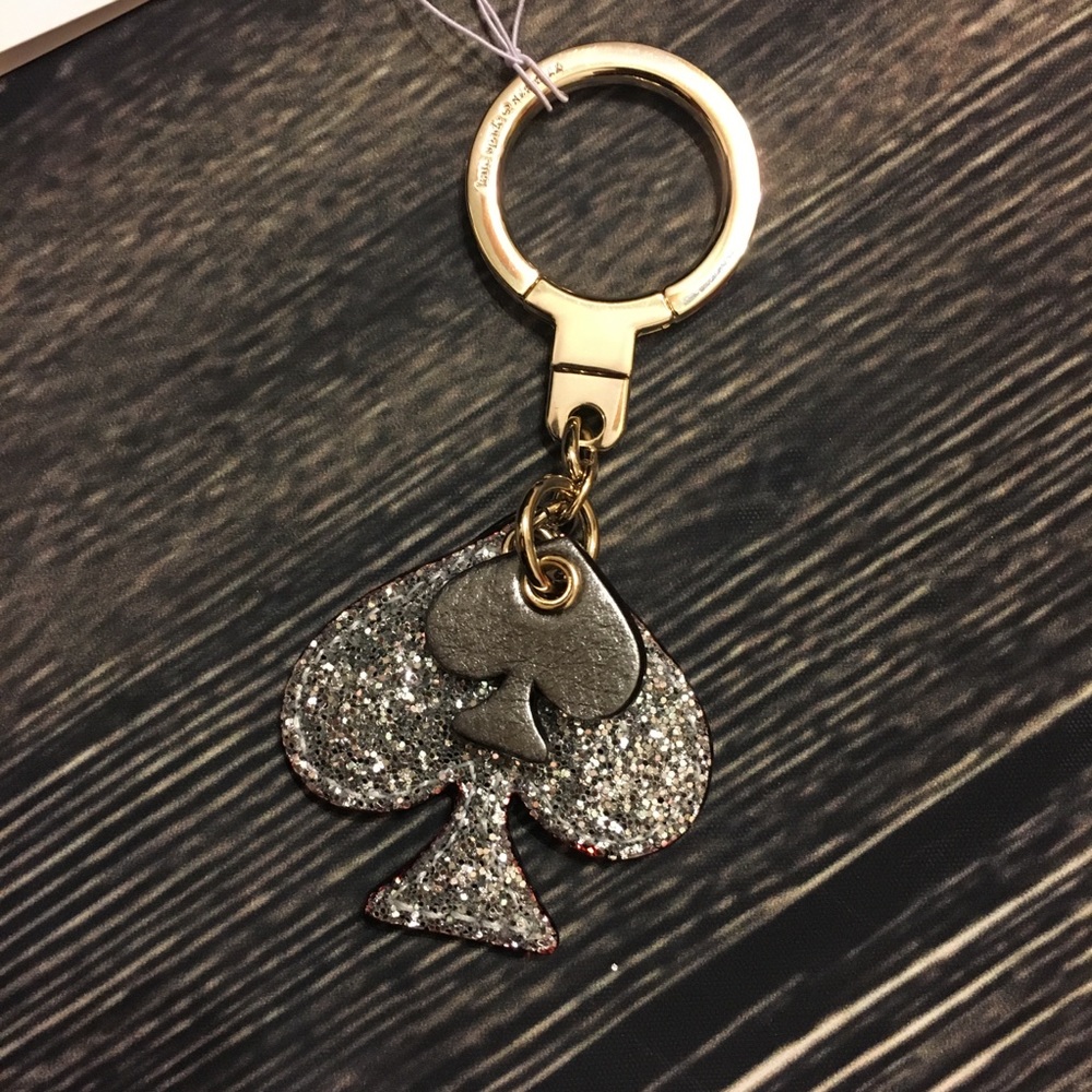 Kate Spade Glitter Keychain